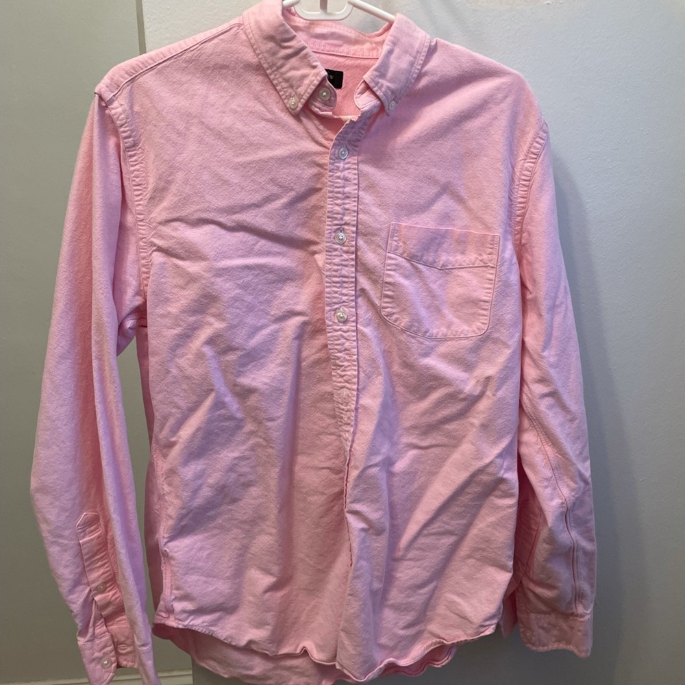 J crew men’s Oxford pink